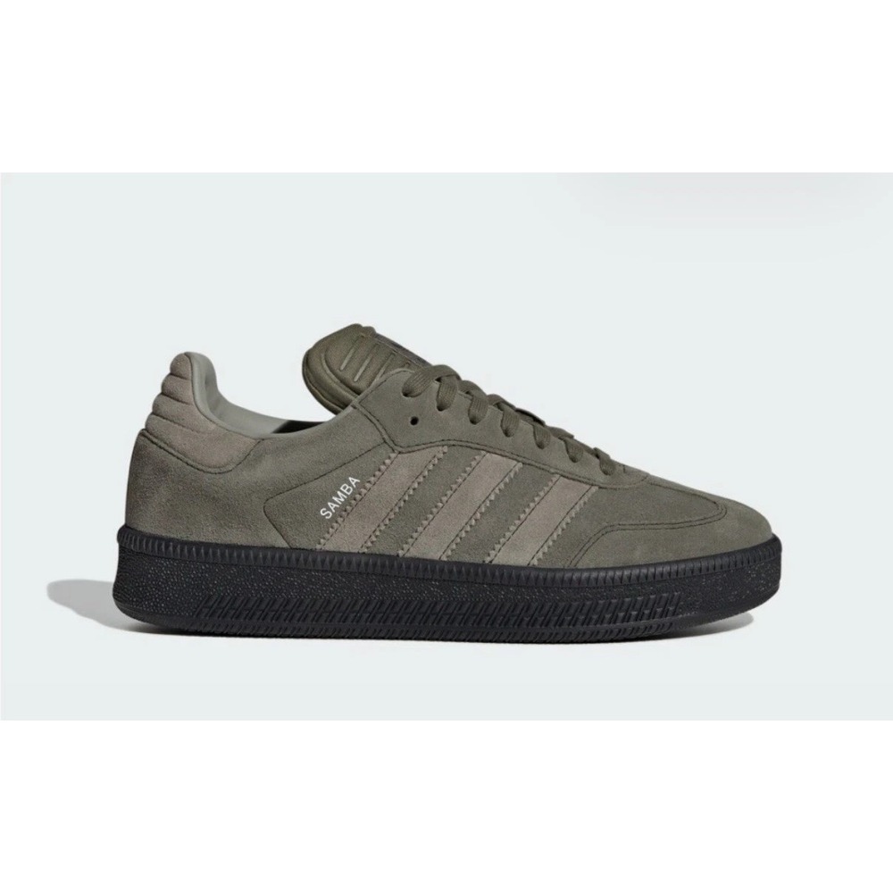 adidas Samba XLG Womens Sz 5.5 Mens 4.5 Olive Strata Sneakers Shoes ID3913 NEW - Picture 1 of 7